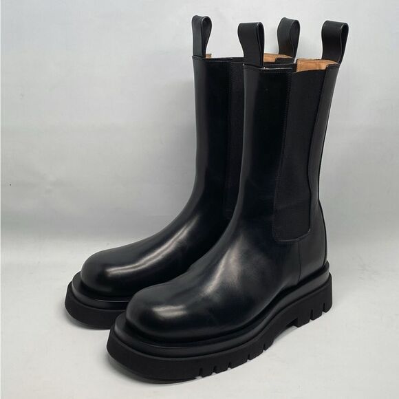 Bottega Veneta Lug Sole Leather Chelsea Boots size 40 - Picture 5 of 16